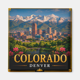 Colorado-Reiseandenken für Bergreisende 🏔 Magnet
