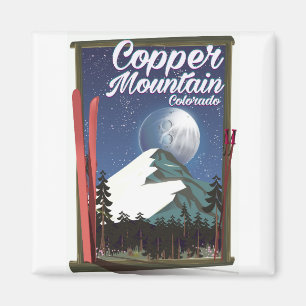Colorado Reiseplakat Copper Mountain Magnet