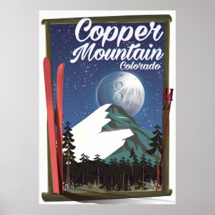 Colorado Reiseplakat Copper Mountain Poster