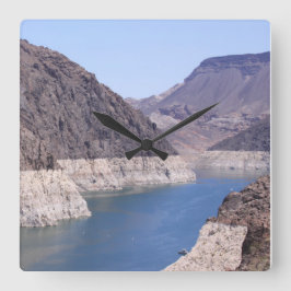 Colorado River Clock Quadratische Wanduhr