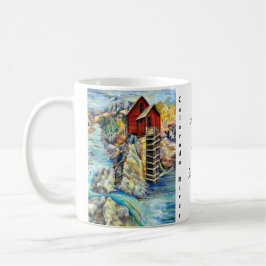 Colorado River Crystal Mill Handgemalt Kaffeetasse