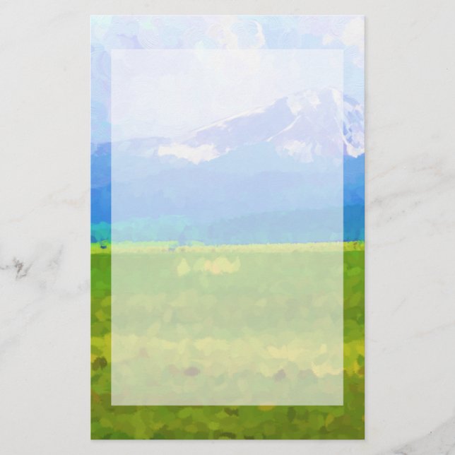 Colorado Rockies-Impressionist stationär Briefpapier (Vorderseite)