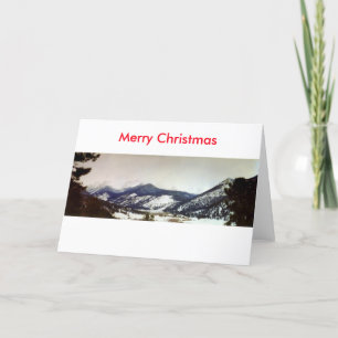 Colorado Rockies Joyeuse carte de Noël