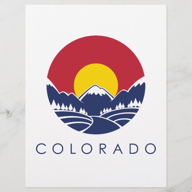 Colorado Rocky Mountain State Flag (Vorderseite)