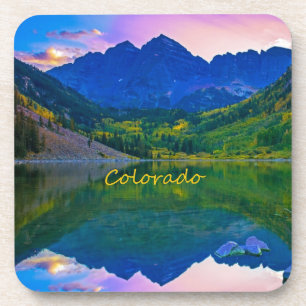 Colorado Rocky Mountains and Lake Getränkeuntersetzer
