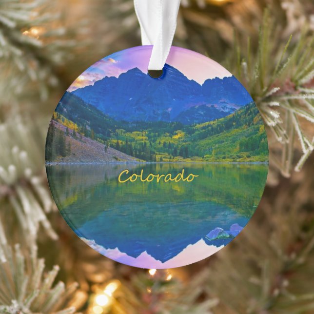 Colorado Rocky Mountains et le Lac (Arbre)