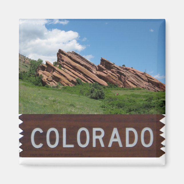 Colorado Rocky Mountains Magnet (Devant)