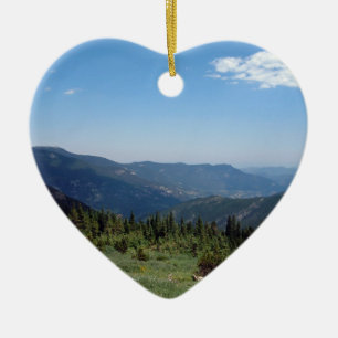 Colorado Rocky Mountains Panorama Keramikornament