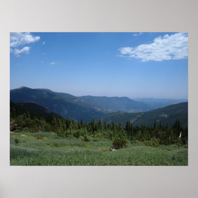 Colorado Rocky Mountains Panorama Poster (Vorne)