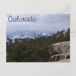 Colorado Rocky Mountains Postkarte