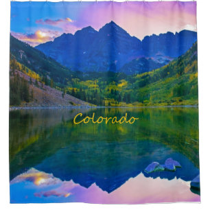 Colorado Rocky Mountains und Lake Duschvorhang