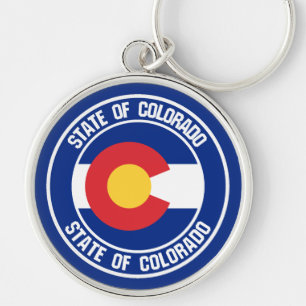 Colorado Round Emblem Schlüsselanhänger