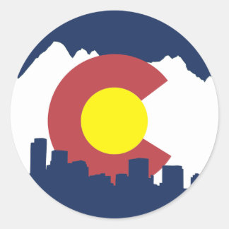 Colorado Runder Aufkleber