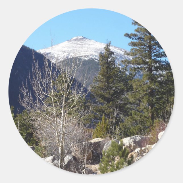 Colorado Runder Aufkleber (Vorderseite)