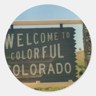 Colorado Runder Aufkleber
