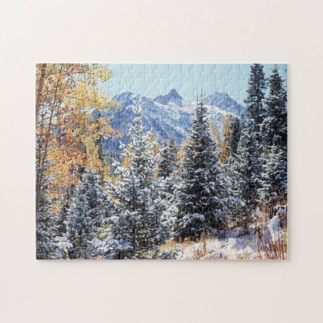 Colorado, San Juan Mountains, erster Schnee (Horizontal)