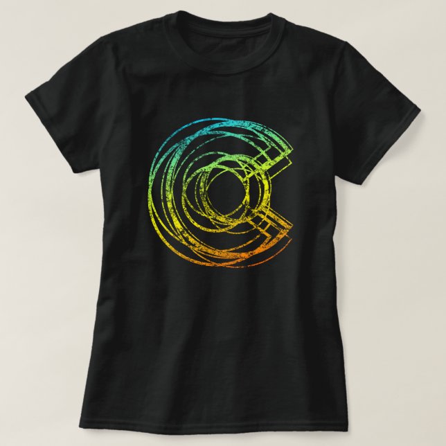 Colorado-Schauerunschärfe T-Shirt (Design vorne)