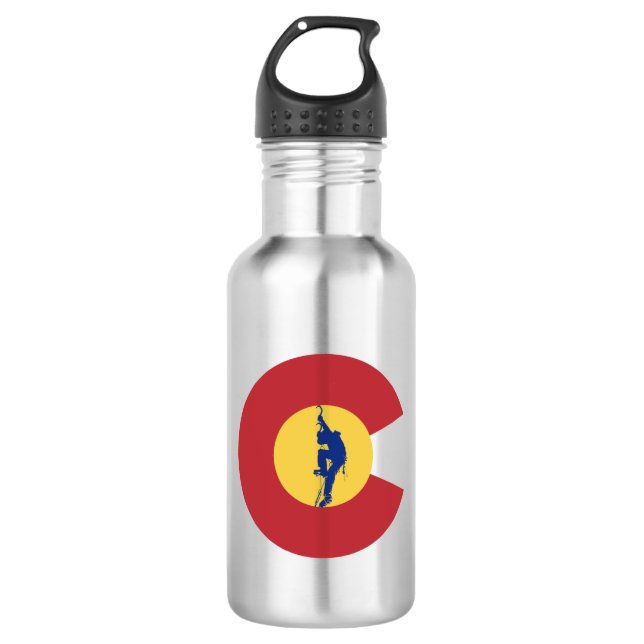 Colorado Seepromenade Edelstahlflasche (Vorderseite)