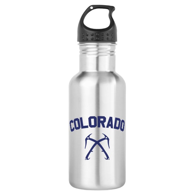 Colorado Seepromenade Edelstahlflasche (Vorderseite)