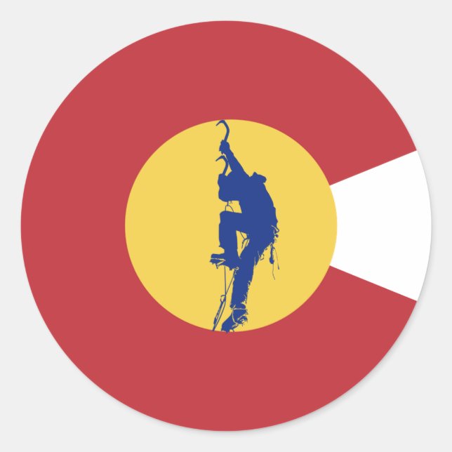 Colorado Seepromenade Runder Aufkleber (Vorderseite)