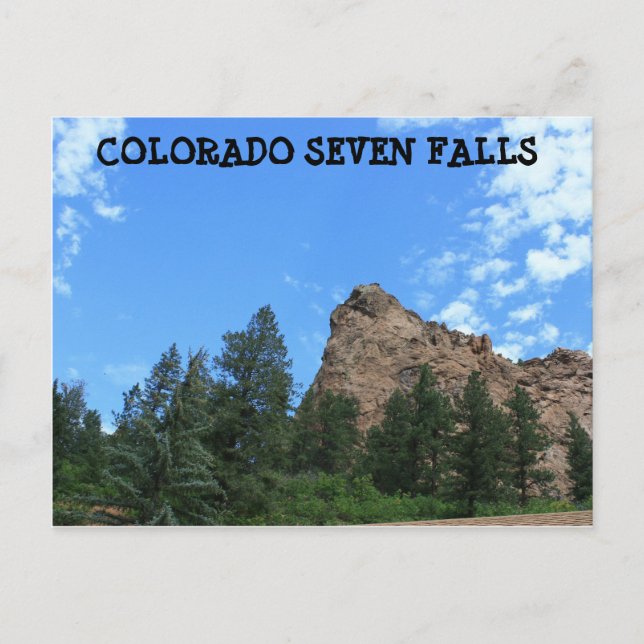 Colorado Seven Falls POST CARD Postkarte (Vorderseite)