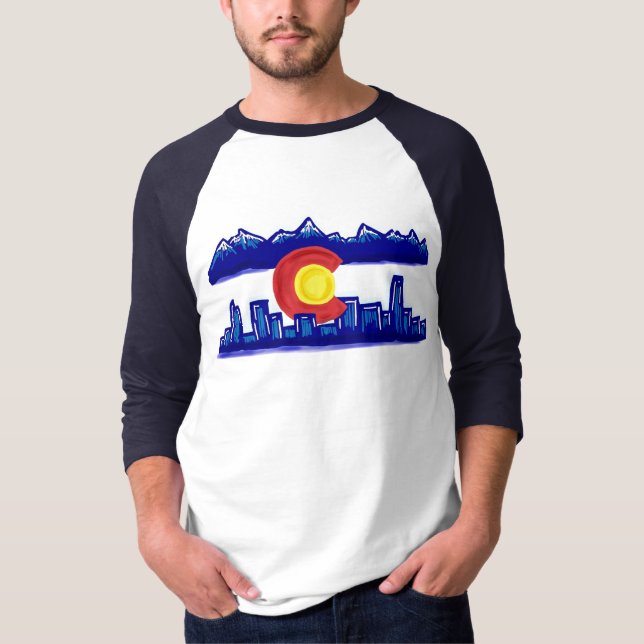 Colorado Skyline Typ Shirt (Vorderseite)