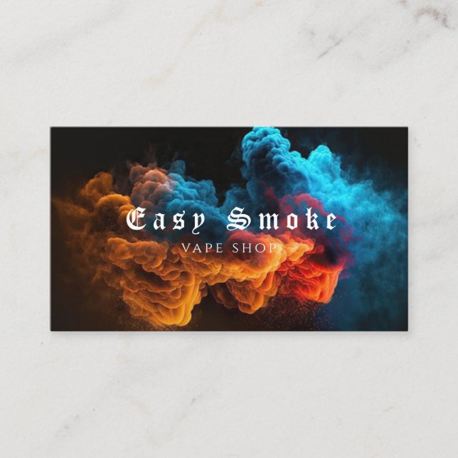 Colorado Smoke Vape Shop Visitenkarte (Vorderseite)