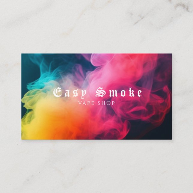 Colorado Smoke Vape Shop Visitenkarte (Vorderseite)