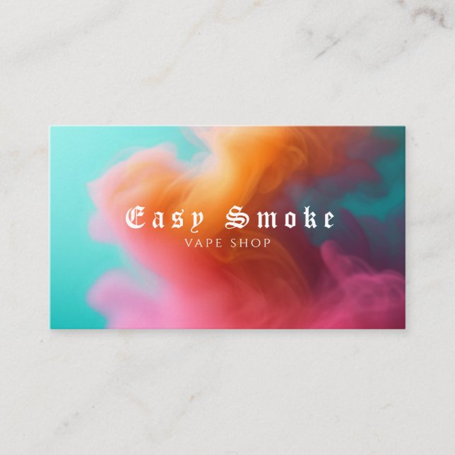 Colorado Smoke Vape Shop Visitenkarte (Vorderseite)