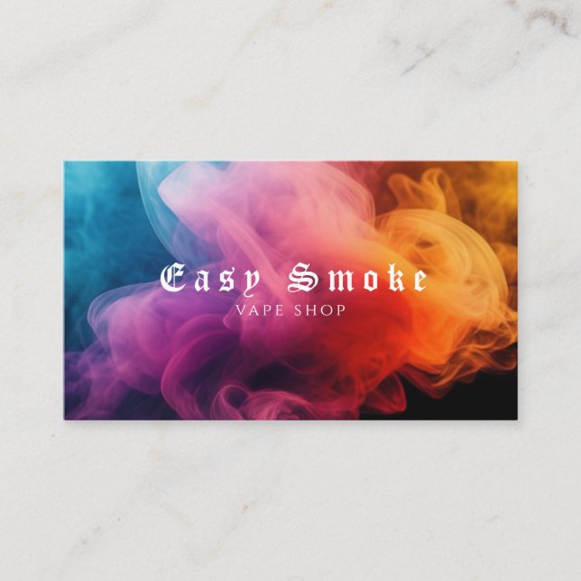Colorado Smoke Vape Shop Visitenkarte (Vorderseite)