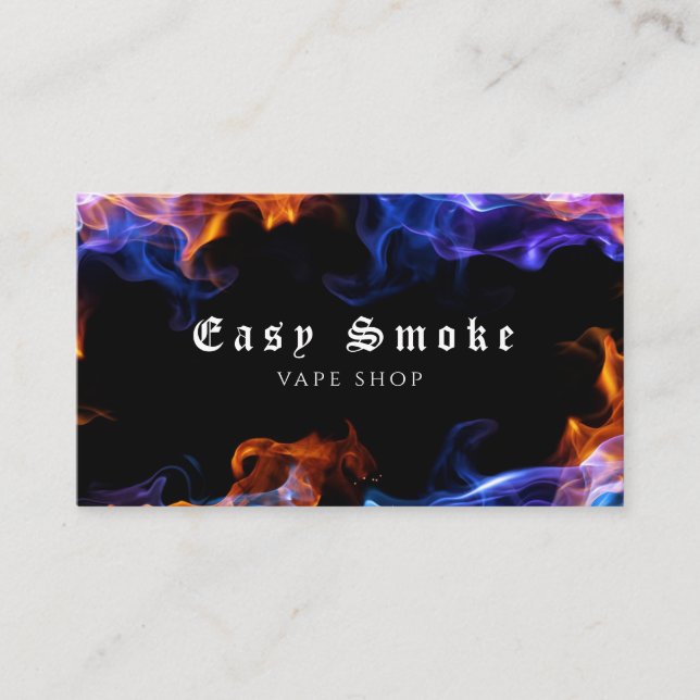 Colorado Smoke Vape Shop Visitenkarte (Vorderseite)