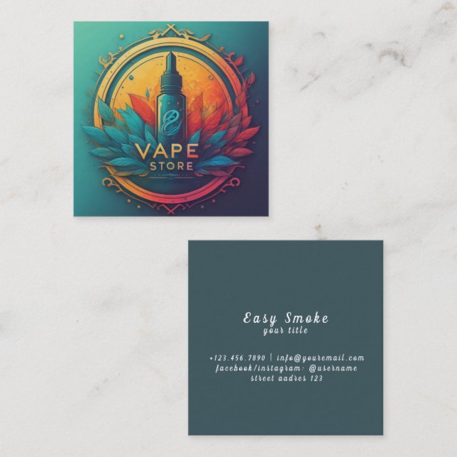 Colorado Smoke Vape Shop Visitenkarte (Vorne/Hinten)