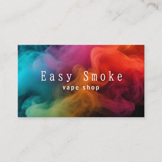 Colorado Smoke Vape Shop Visitenkarte (Vorderseite)
