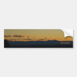 Colorado-Sonnenuntergang-Autoaufkleber Autoaufkleber