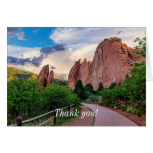Colorado South Gateway Morning Dankeschön Card