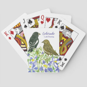 Colorado Souvenir Lark Jagd Vögel Kolumbien Spielkarten