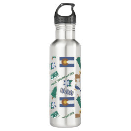 Colorado-Spaß-Muster Trinkflasche