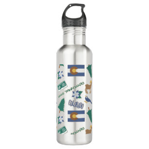 Colorado-Spaß-Muster Trinkflasche