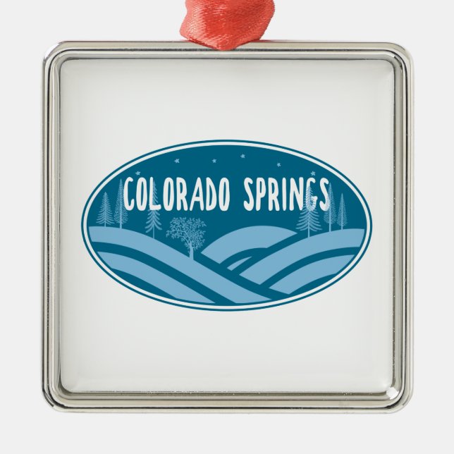 Colorado Springs Außenbereich Ornament Aus Metall (Vorne)