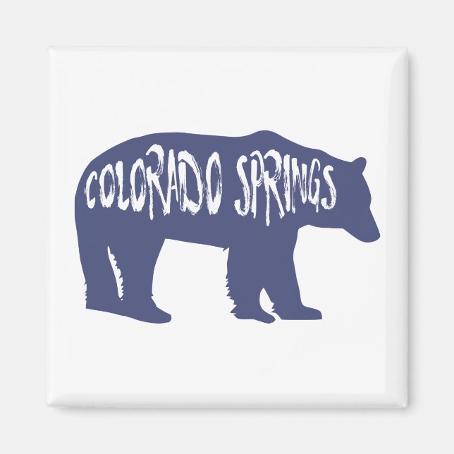 Colorado Springs Bear Magnet (Vorne)
