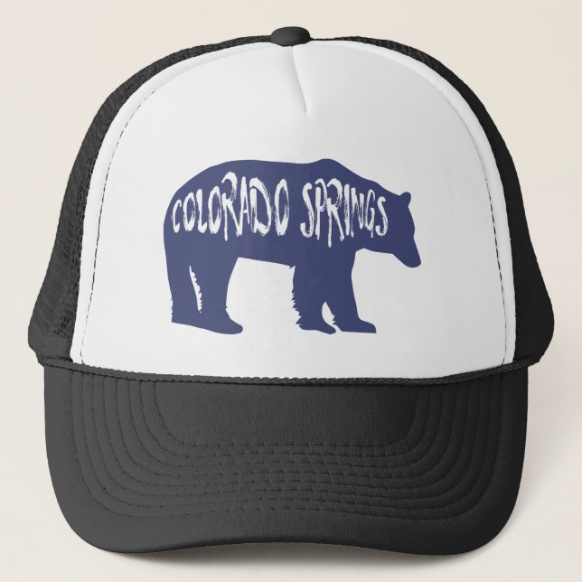 Colorado Springs Bear Truckerkappe (Vorderseite)