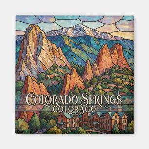 Colorado Springs Berglandschaft 🏔️ Magnet