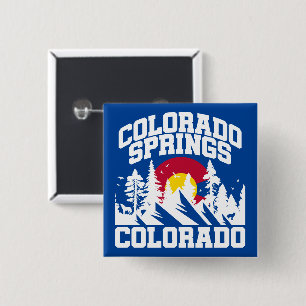 Colorado Springs, Colorado Button