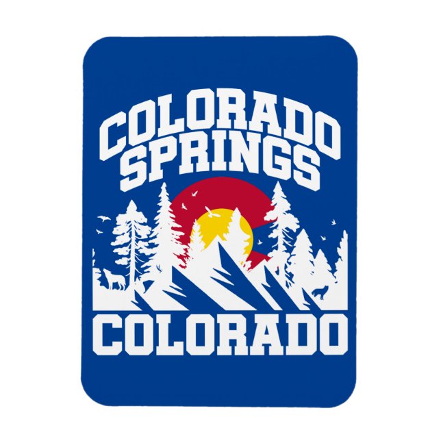 Colorado Springs, Colorado Magnet (Vertikal)