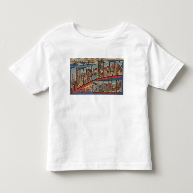 Colorado Springs, Colorado - Spiess-Spitze Kleinkind T-shirt (Vorderseite)