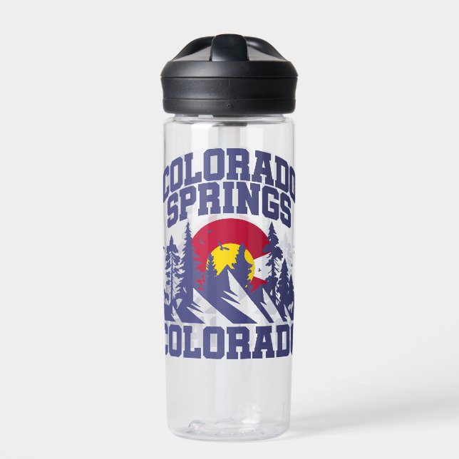Colorado Springs, Colorado Trinkflasche (Vorderseite)