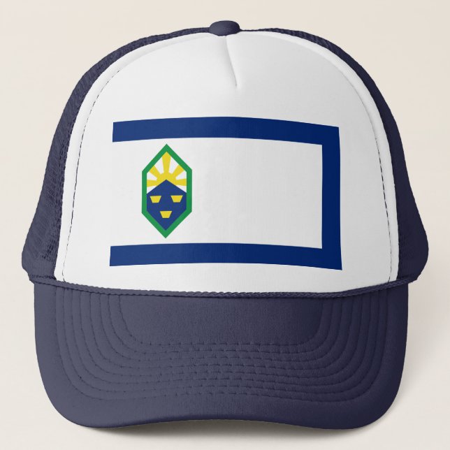 Colorado Springs Flag Truckerkappe (Vorderseite)