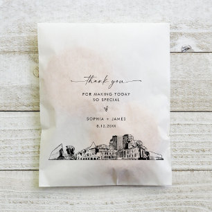 Colorado Springs Skyline Wedding Vielen Dank Geschenktütchen