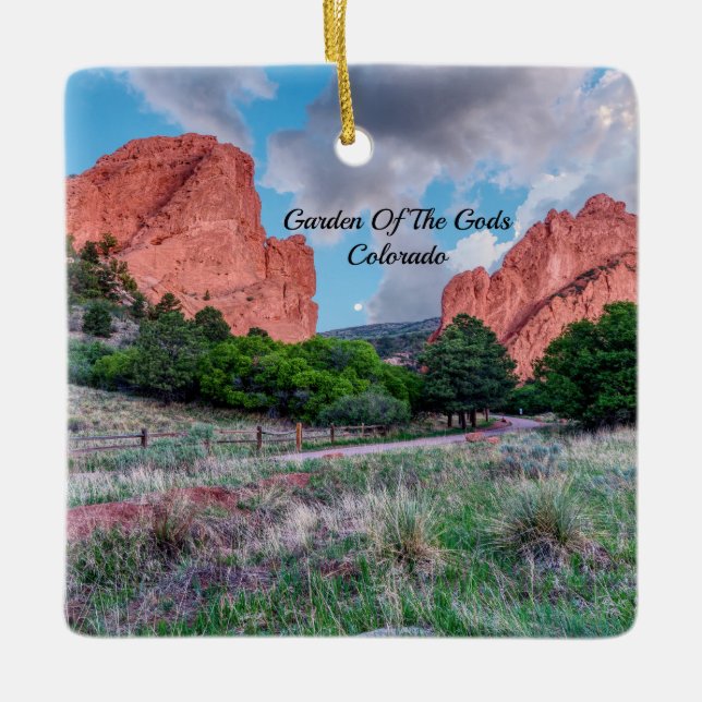 Colorado Springs Souvenir Keramikornament (Vorderseite)