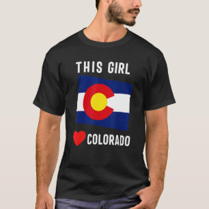 Colorado Staat Denver Flag Monument Obelisk T-Shirt
